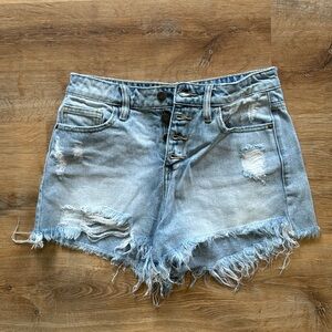 Hidden denim shorts